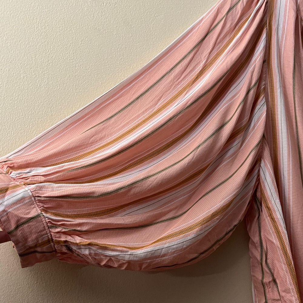Maeve Brenda Blush Striped Blouse - Picture 4 of 9